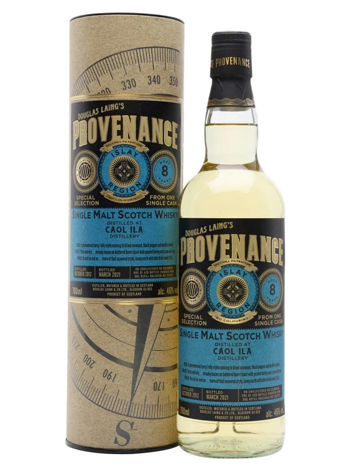 Caol Ila 8 Year Old Single Cask 2012 Provenance Single Malt Scotch Whisky 700mL