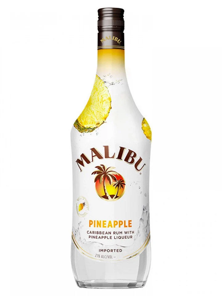 Malibu Caribbean Rum With Pineapple Liqueur 1L