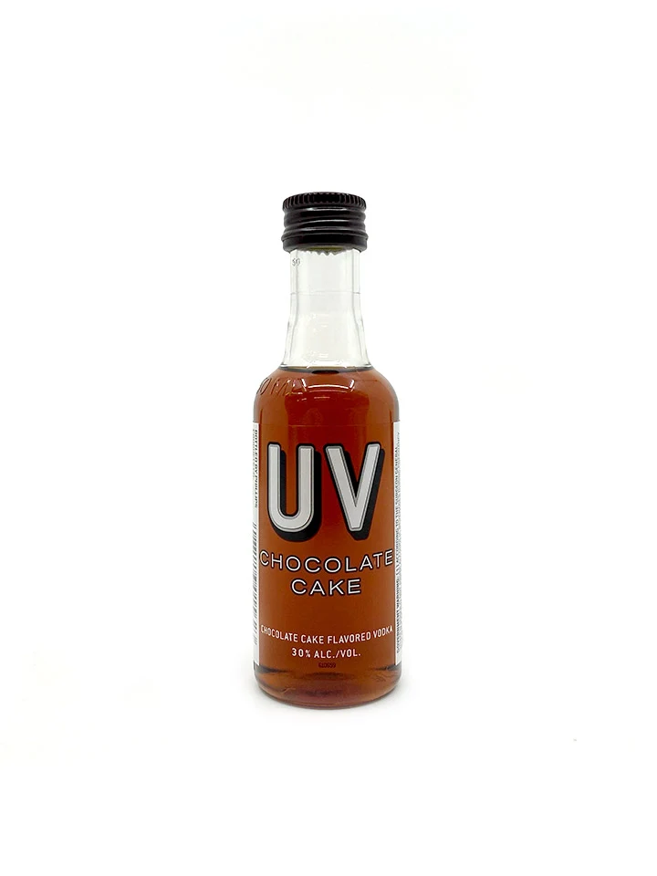 UV Chocolate Cake Flavoured Vodka Miniature 50mL