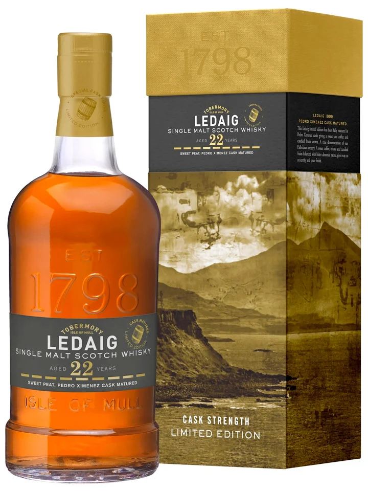 Ledaig 1999 22 Year Old PX Cask Strength Single Malt Scotch Whisky 700mL