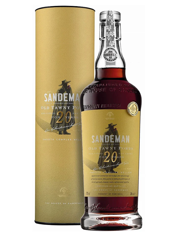 Sandeman 20 Year Old Porto Tawny Port Wine 750mL