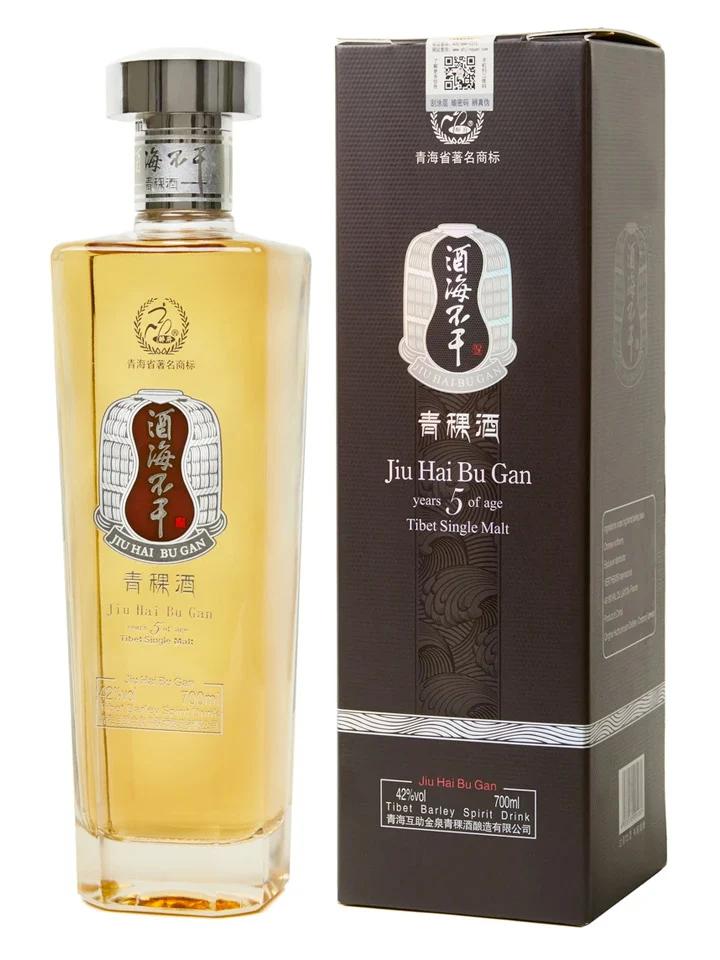 Jiu Hai Bu Gan 5 Year Old Tibet Single Malt Whisky 700mL