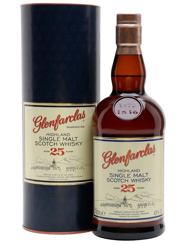 Glenfarclas 25 Year Old Single Malt Scotch Whisky 700mL