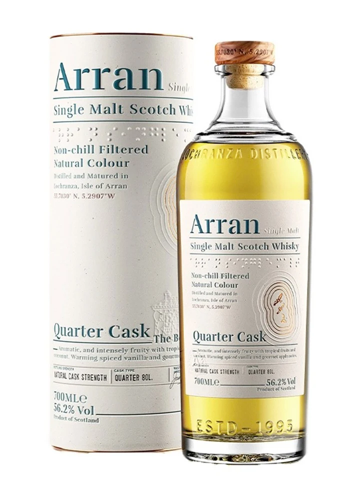Arran Quarter Cask 'The Bothy' Cask Strength Single Malt Scotch Whisky 700mL