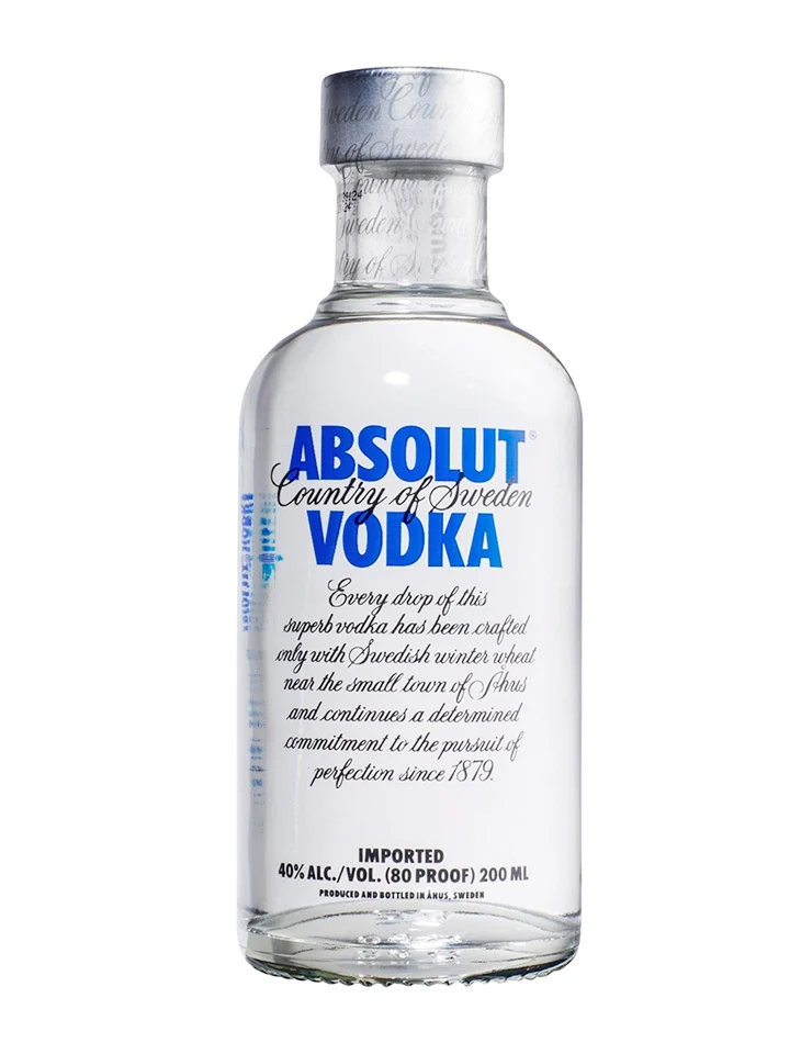 Absolut Swedish Vodka Miniature 200mL