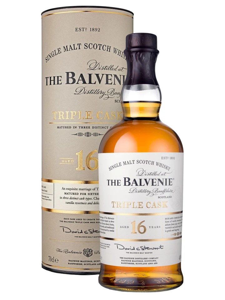 Balvenie 16 Year Old Triple Cask Single Malt Scotch Whisky 700mL