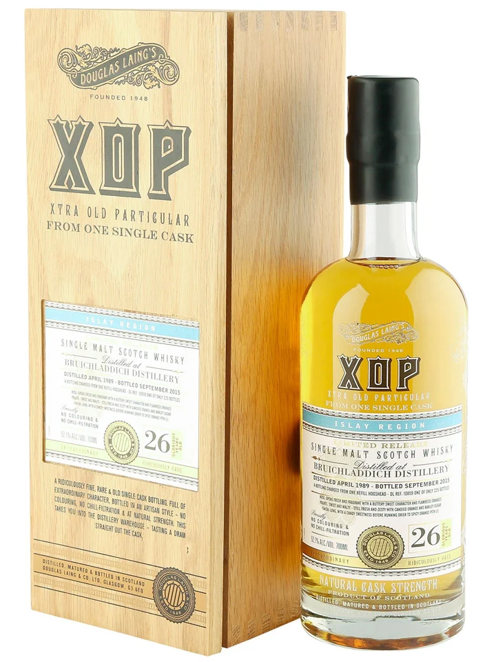 Bruichladdich 1991 26 Year Old Single Cask XOP Single Malt Scotch Whisky 700mL