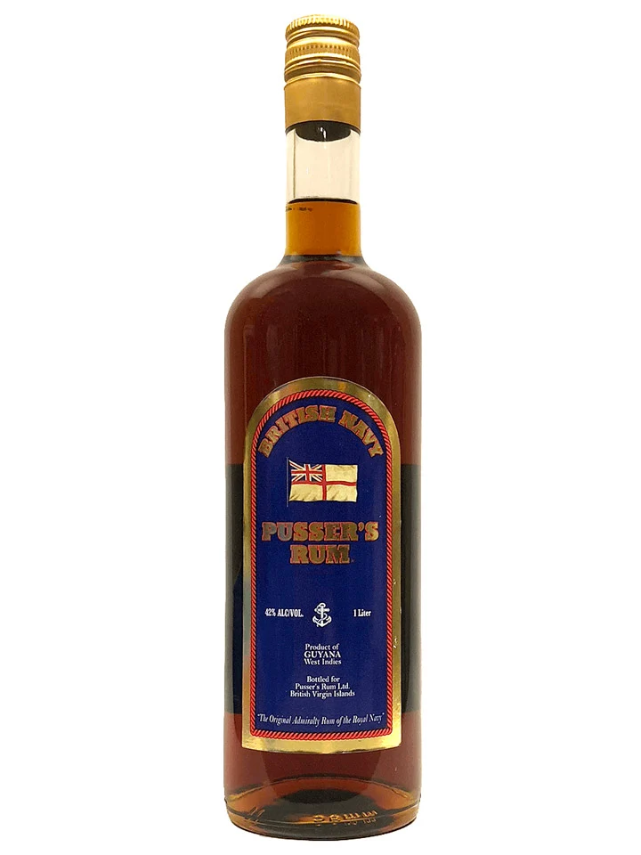 Pusser's British Royal Navy Blue Label 42% Rum 1L