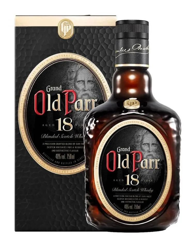 Grand Old Parr 18 Year Old Damaged Gift Box Blended Scotch Whisky 750mL