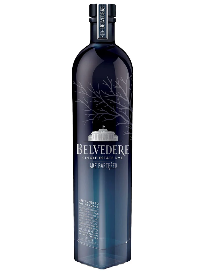 Belvedere Single Estate Rye Bartezek Lake Vodka 1L
