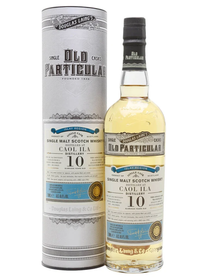 Caol Ila 10 Year Old Single Cask 2009 Old Particular Single Malt Scotch Whisky 500mL
