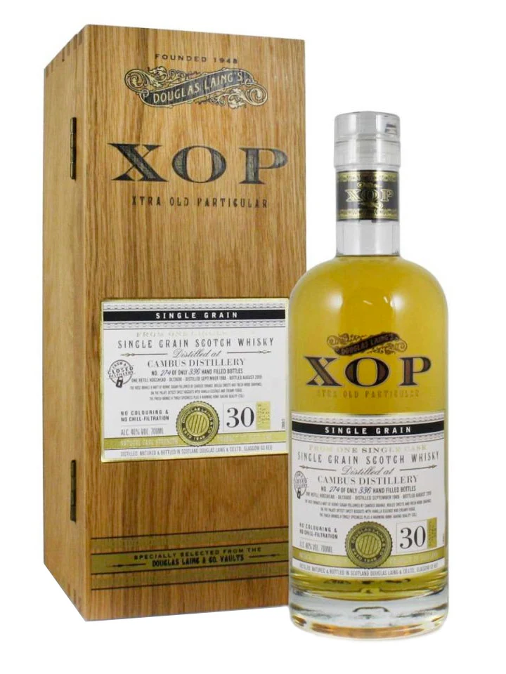 Cambus 1988 30 Year Old Cask Strength XOP Single Grain Scotch Whisky 700mL