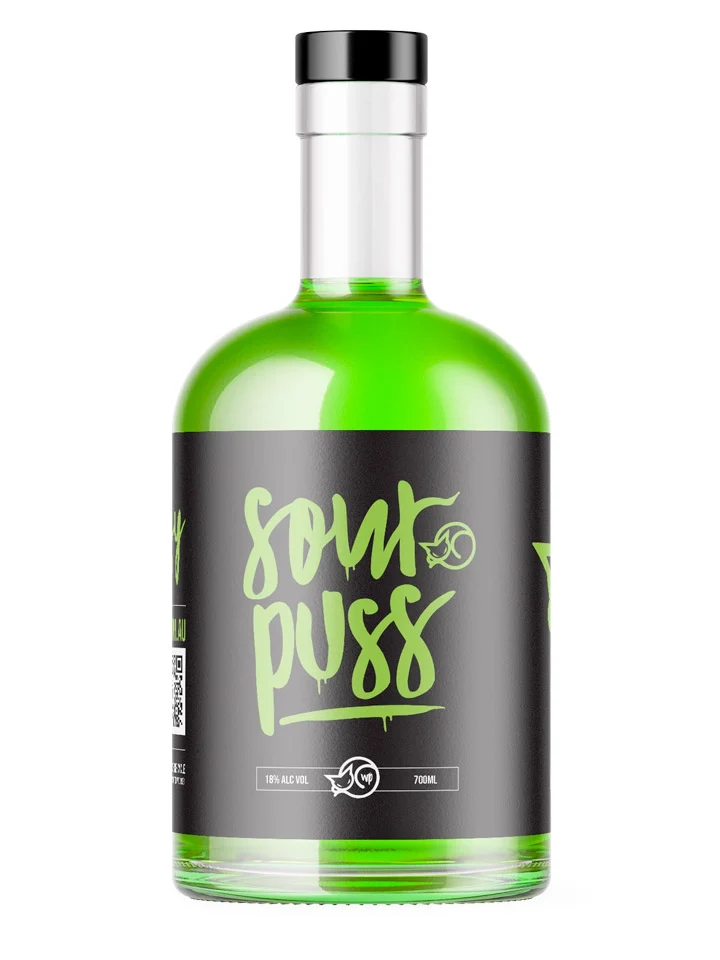 Sour Puss Apple Blended Liqueur 700mL