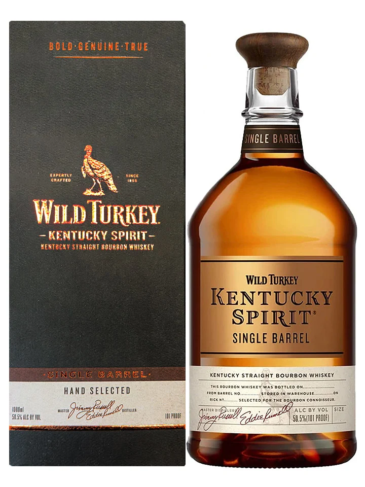 Wild Turkey Kentucky Spirit Single Barrel Kentucky Straight Bourbon Whiskey 1L