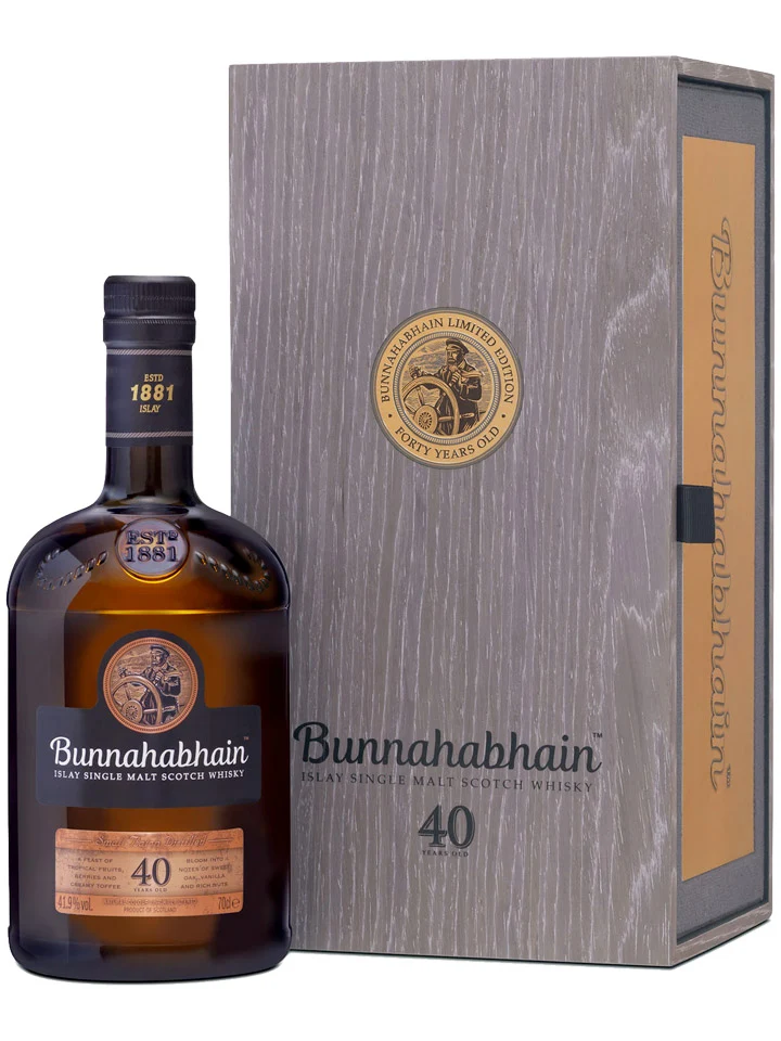 Bunnahabhain 40 Year Old Limited Edition Islay Single Malt Scotch Whisky 700mL