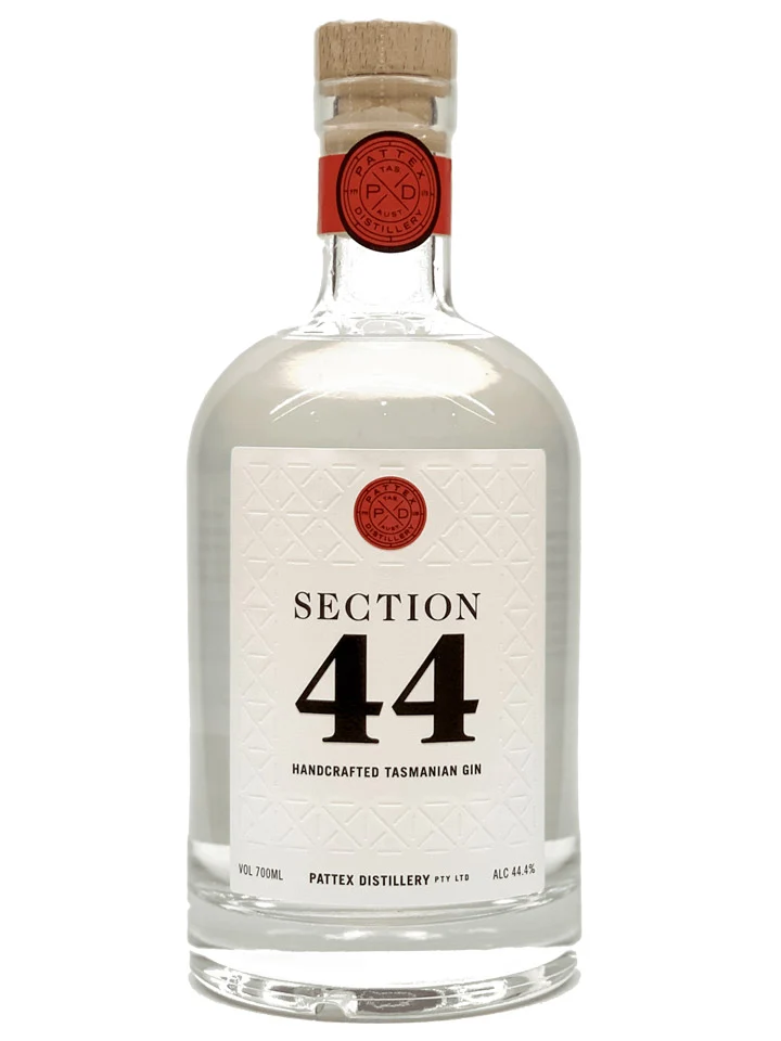 Section 44 Lemon Myrtle Handcrafted Tasmanian Gin 700mL