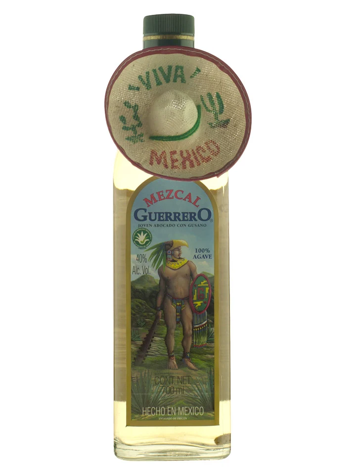 Guerrero Mezcal With Worm + Mexican Hat 700mL