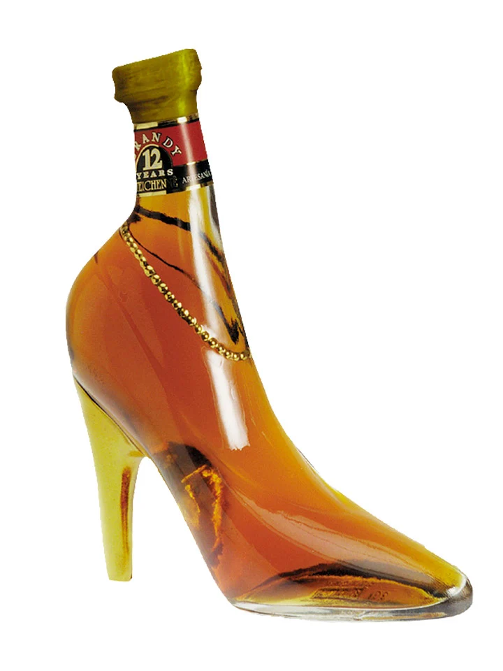 Teichenne 12 Year Old Spanish Brandy Stiletto Shoe Bottle 350mL