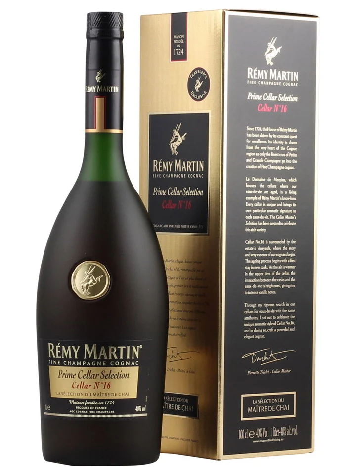 Remy Martin Prime Cellar Selection No. 16 Fine Champagne Cognac 1L