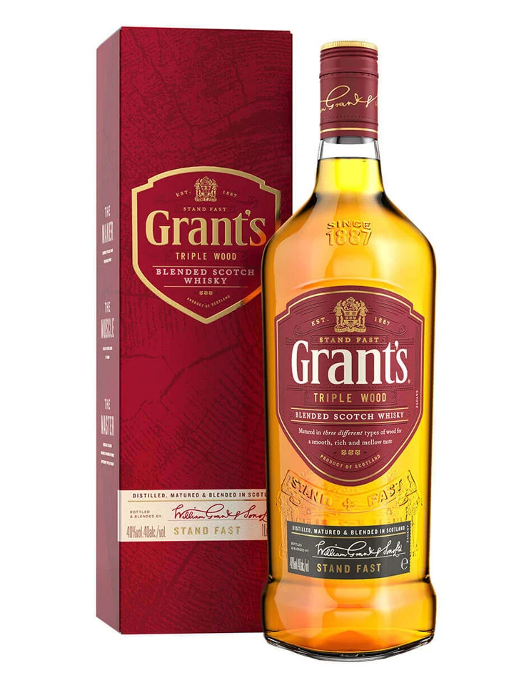 Grant's Triple Wood With Gift Box Blended Scotch Whisky 700mL
