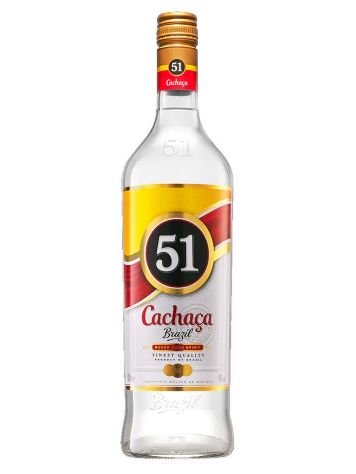 Cachaca 51 Cachaca Sugar Cane Brasilian Liqueur 1L