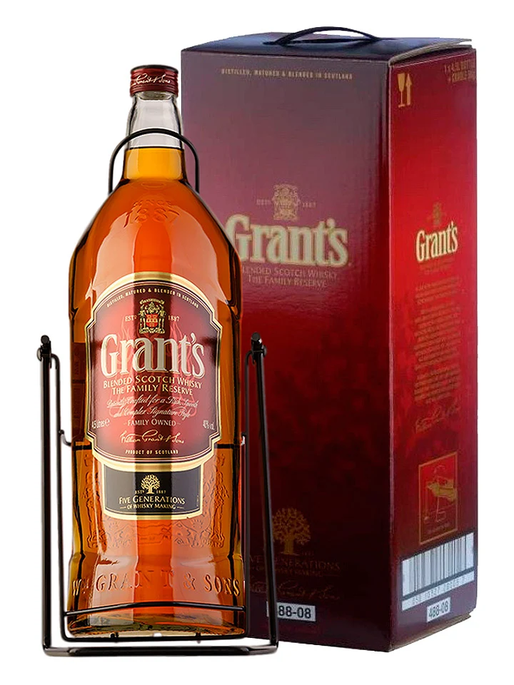 Grant's The Family Reserve Blended Scotch Whisky + Cradle 4.5L
