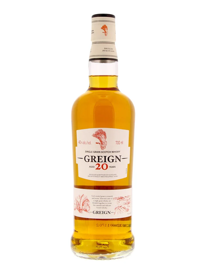 Greign 20 Year Old Single Grain Scotch Whisky 700mL