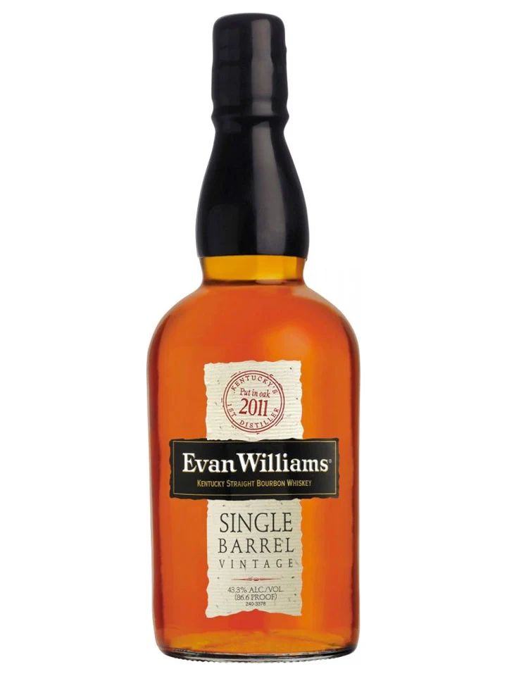 Evan Williams Single Barrel 2011 Vintage Kentucky Straight Bourbon Whiskey 750mL