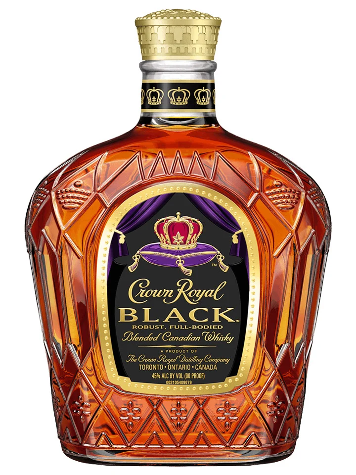 Crown Royal Black Blended Canadian Whisky 1L