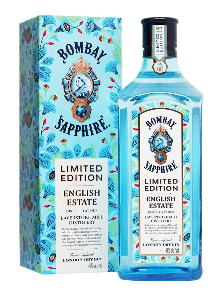Bombay Sapphire English Estate Limited Edition Gin 1L