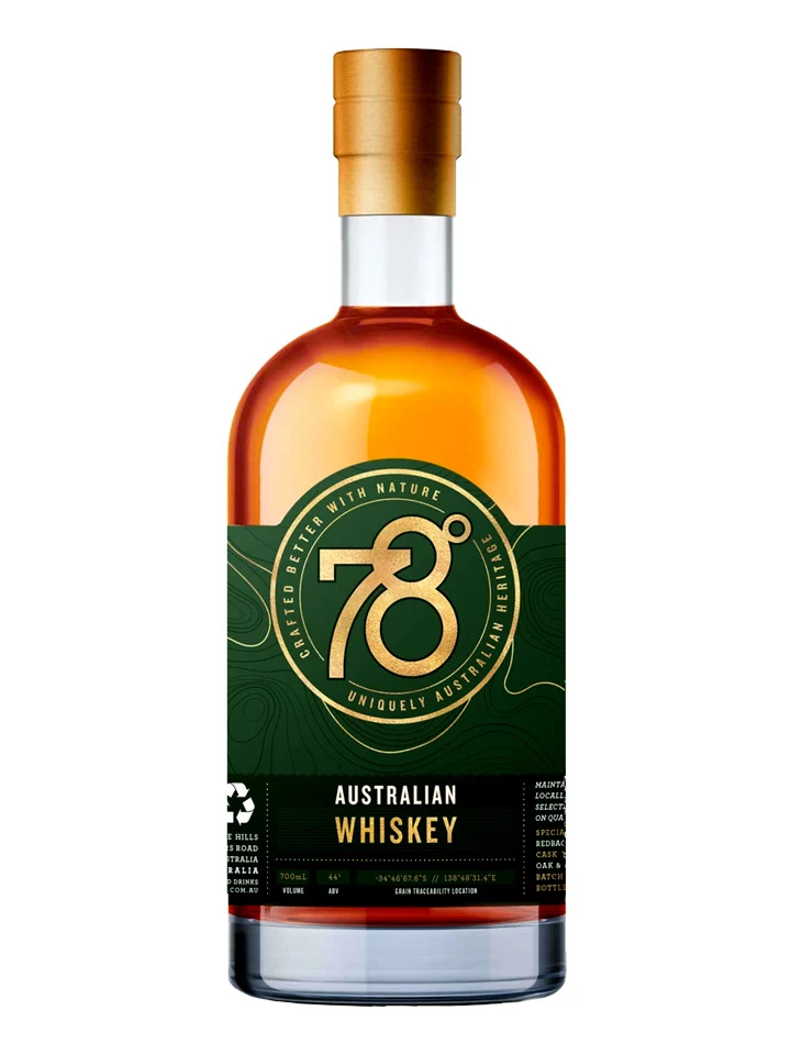 78 Degrees Blended Malt Australian Whiskey 700mL