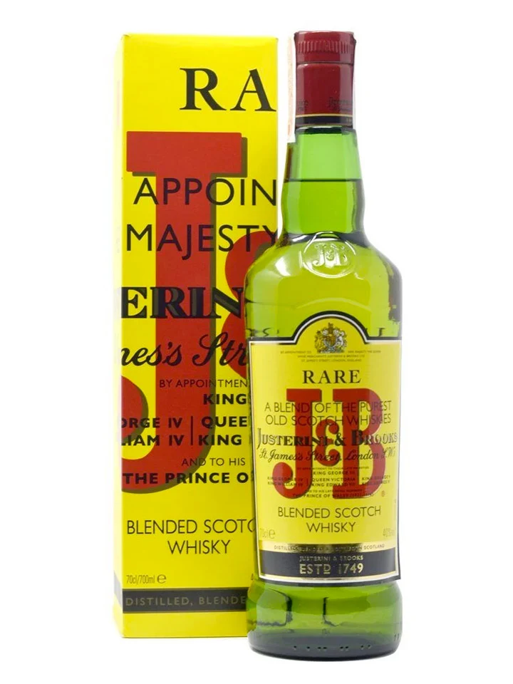 J&B Rare Damaged Gift Box Blended Scotch Whisky 700mL