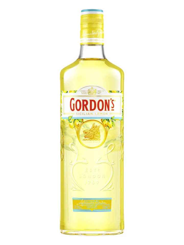 Gordon's Sicilian Lemon Distilled Gin 37.5% 700mL