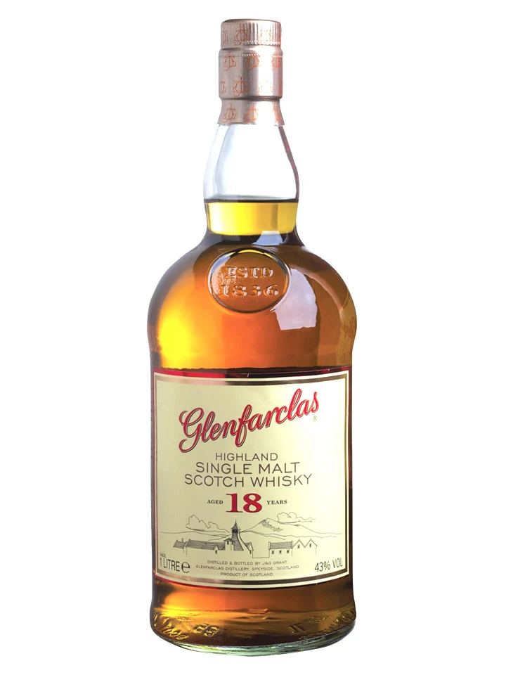 Glenfarclas 18 Year Old Single Malt Scotch Whisky 1L