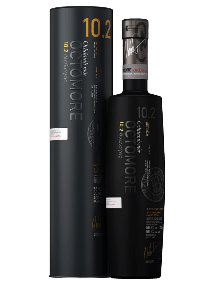 Bruichladdich Octomore 10.2 Islay Single Malt Scotch Whisky 700mL