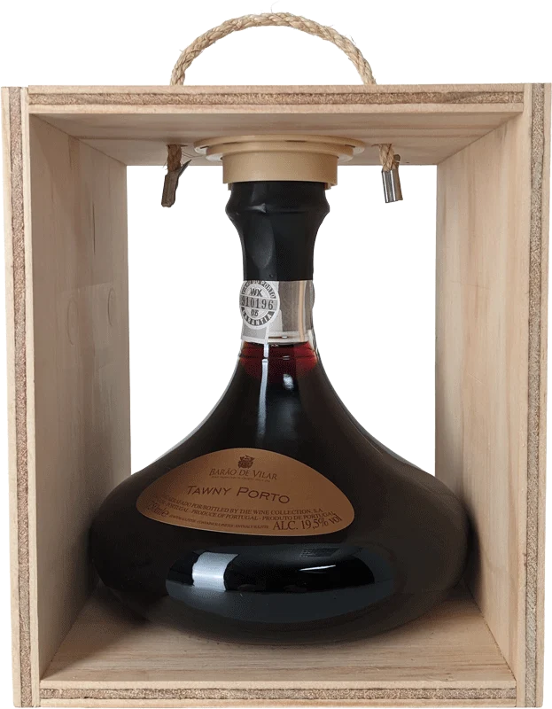 Porto Barao De Vilar Tawny Decanter (caixa De Madeira)
