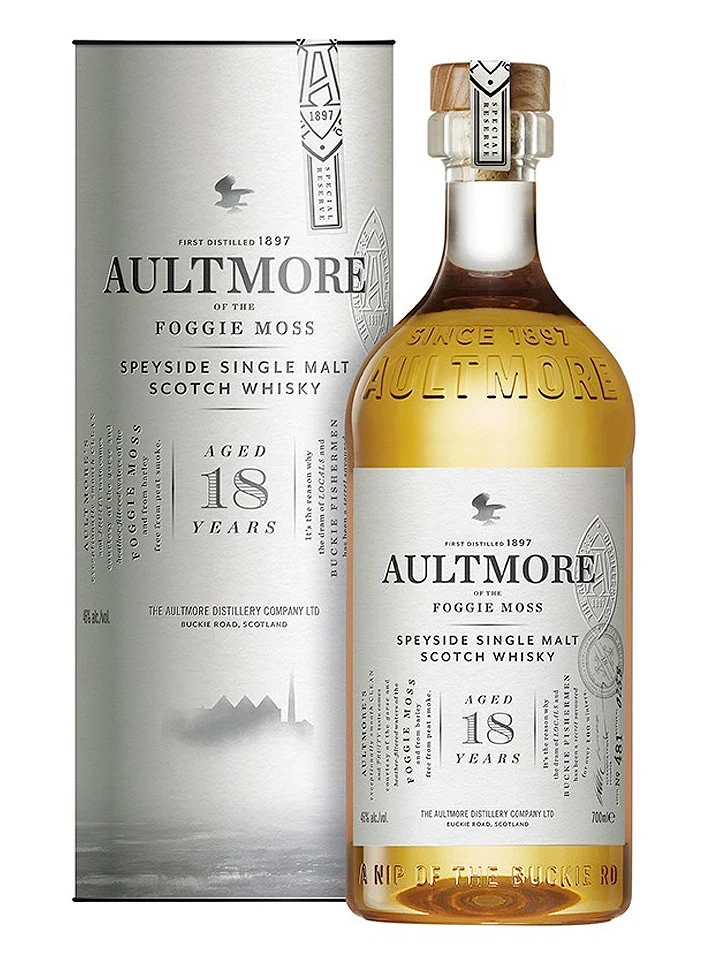 Aultmore 18 Year Old Single Malt Scotch Whisky 700mL