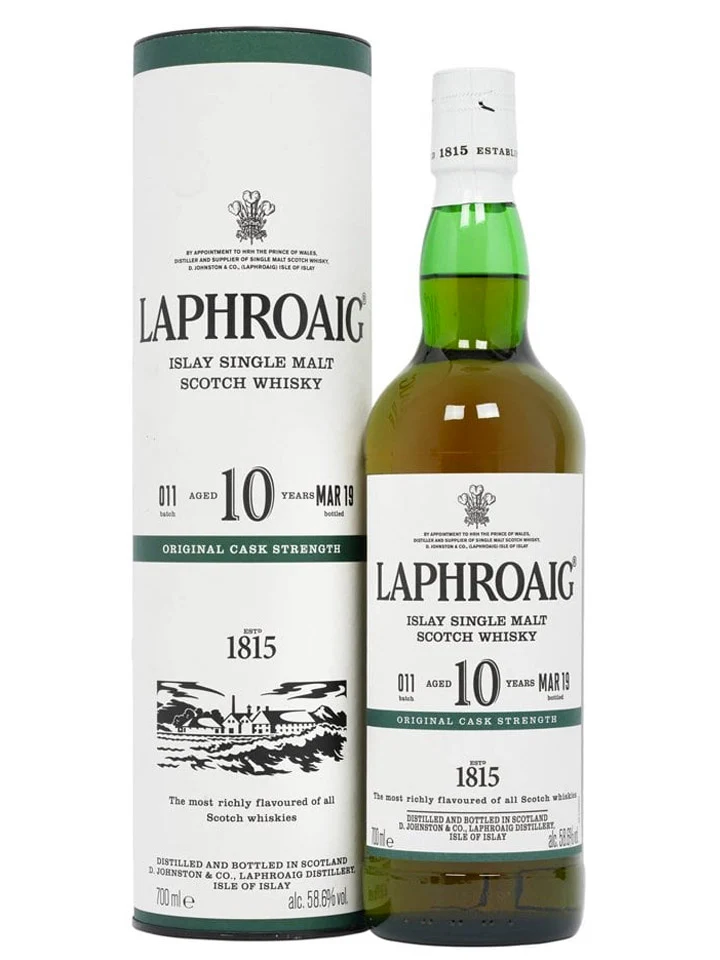 Laphroaig 10 Year Old Cask Strength Batch 011 Single Malt Scotch 700ml