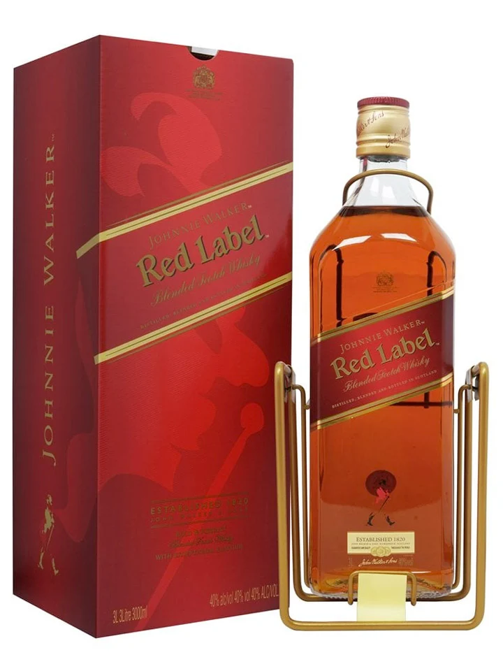 Johnnie Walker Red Label Cradle Blended Scotch Whisky 3L