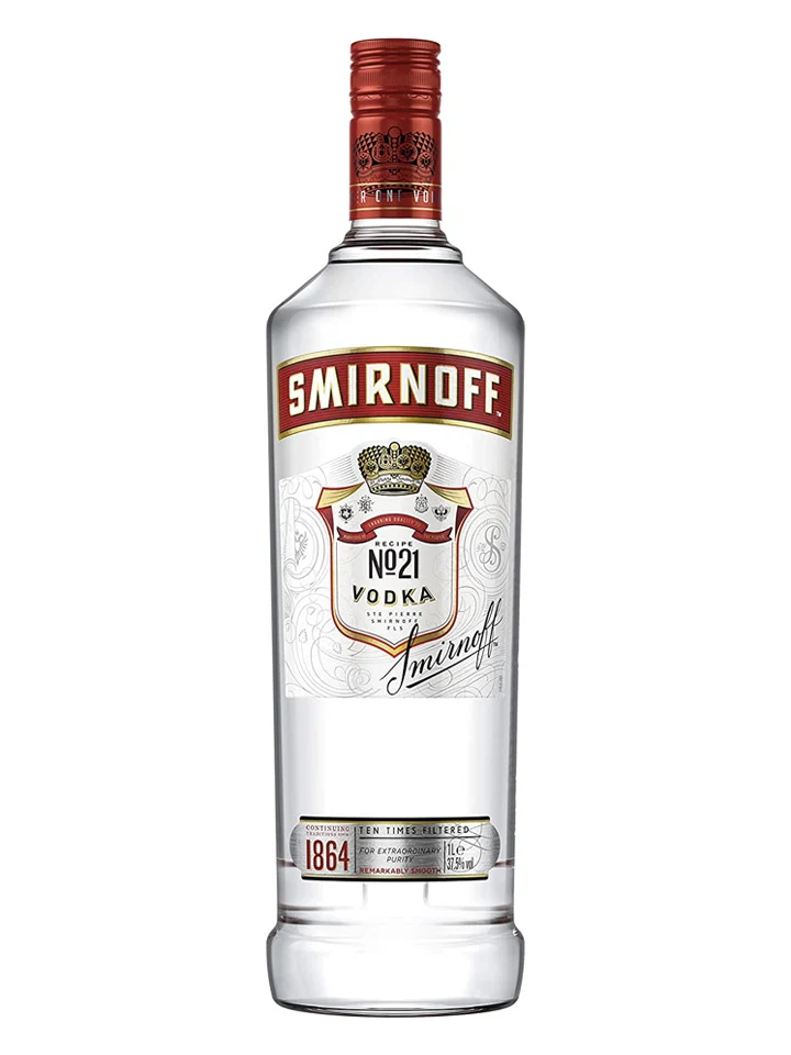Smirnoff Red Label Vodka 1L