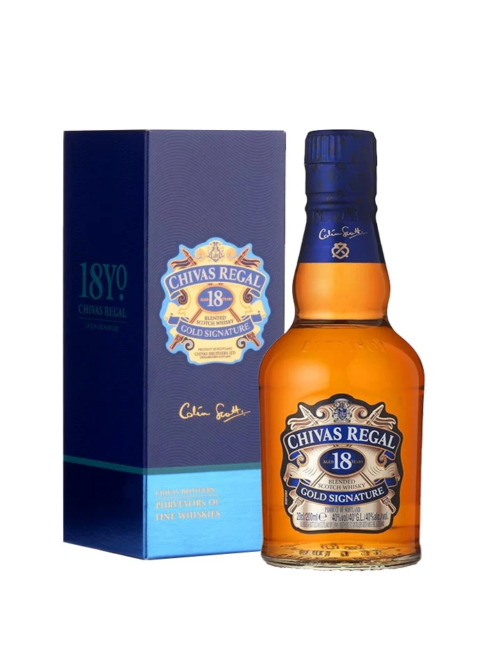 Chivas Regal 18 Year Old Gold Signature Scotch Whisky 200mL