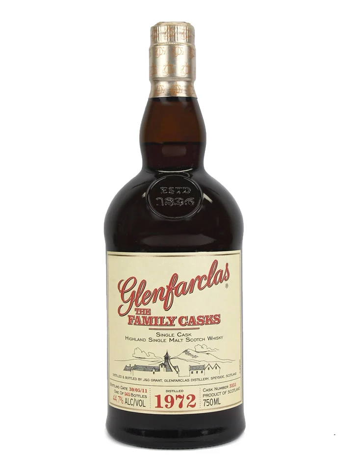 Pre-order: Glenfarclas 1972 Family Casks #3551 Highland Single Malt Scotch Whisky 750mL