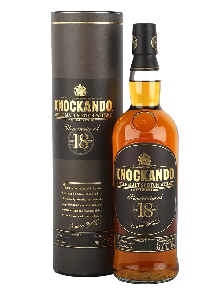 Knockando 18 Year Old Slow Matured Single Malt Scotch Whisky 700mL
