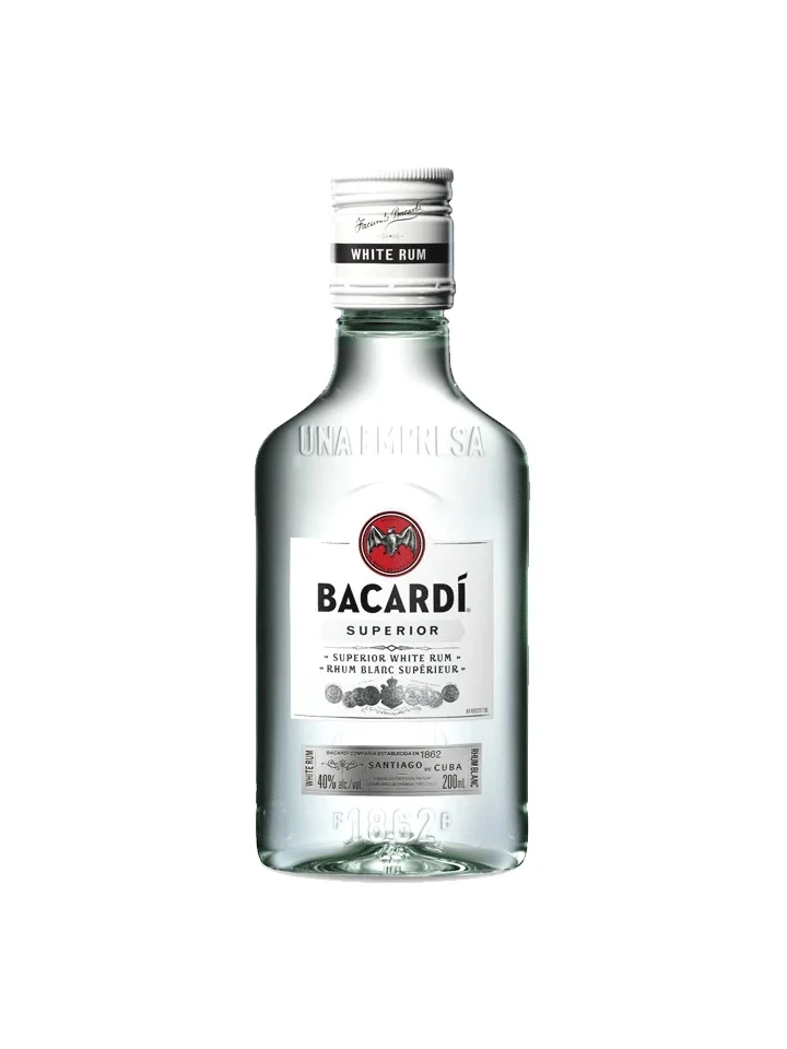 Bacardi Carta Blanca Superior White Rum 200mL