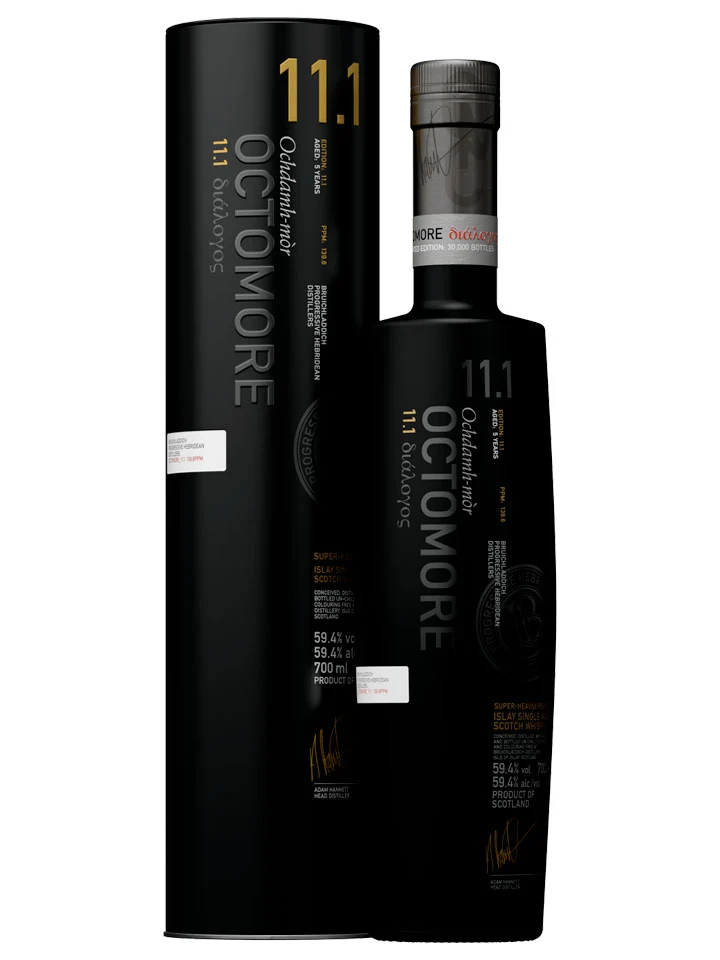 Bruichladdich Octomore 11.1 Islay Single Malt Scotch Whisky 700mL