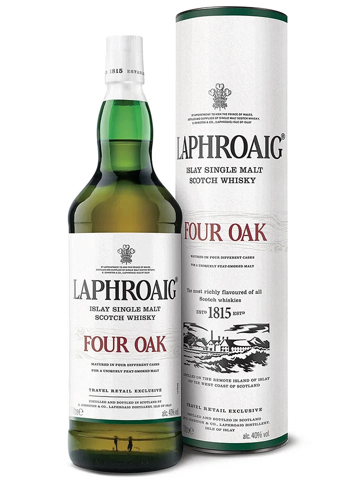 Laphroaig Four Oak Islay Single Malt Scotch Whisky 1L