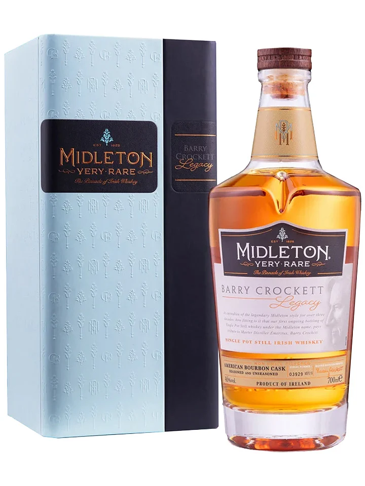 Midleton Barry Crockett Very Rare Legacy Single Pot Still Irish Whiskey 700mL