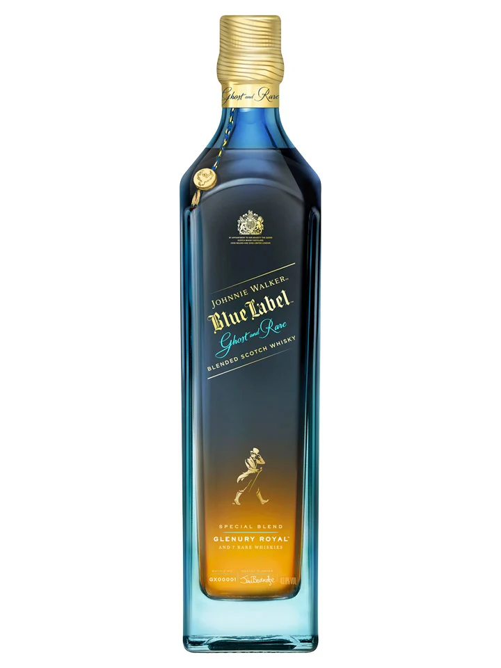 Johnnie Walker Blue Ghost & Rare Glenury Royal Blended Scotch Whisky 1L