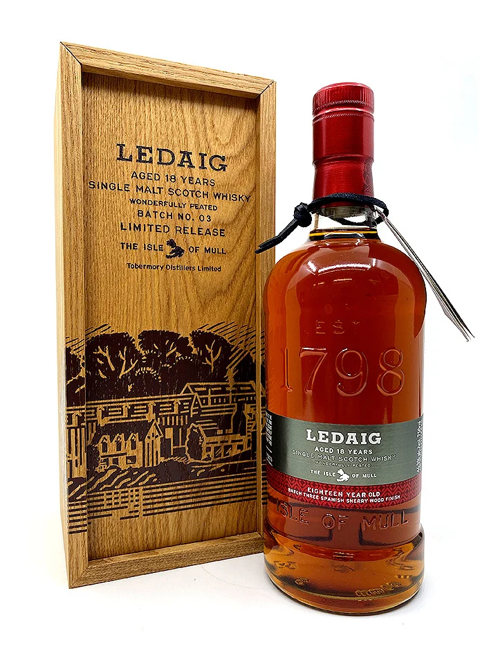Ledaig 18 Year Old Batch No 3 Single Malt Scotch Whisky 700mL