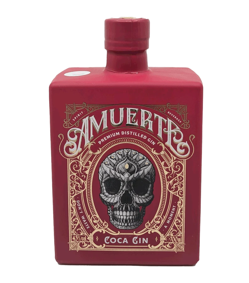 Gin Amuerte Coca Leaf Red Edition